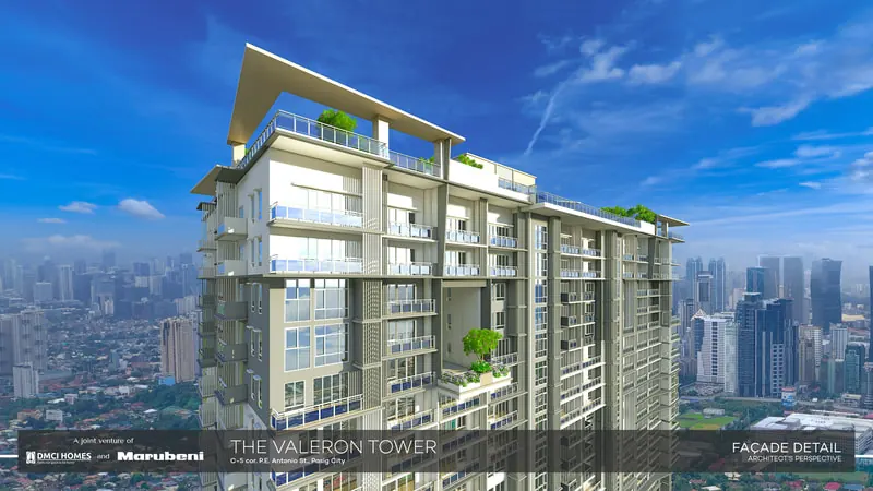 The Valeron Tower — 55-storey luxury DMCI Homes condominium in Metro Manila, Marubeni partnership