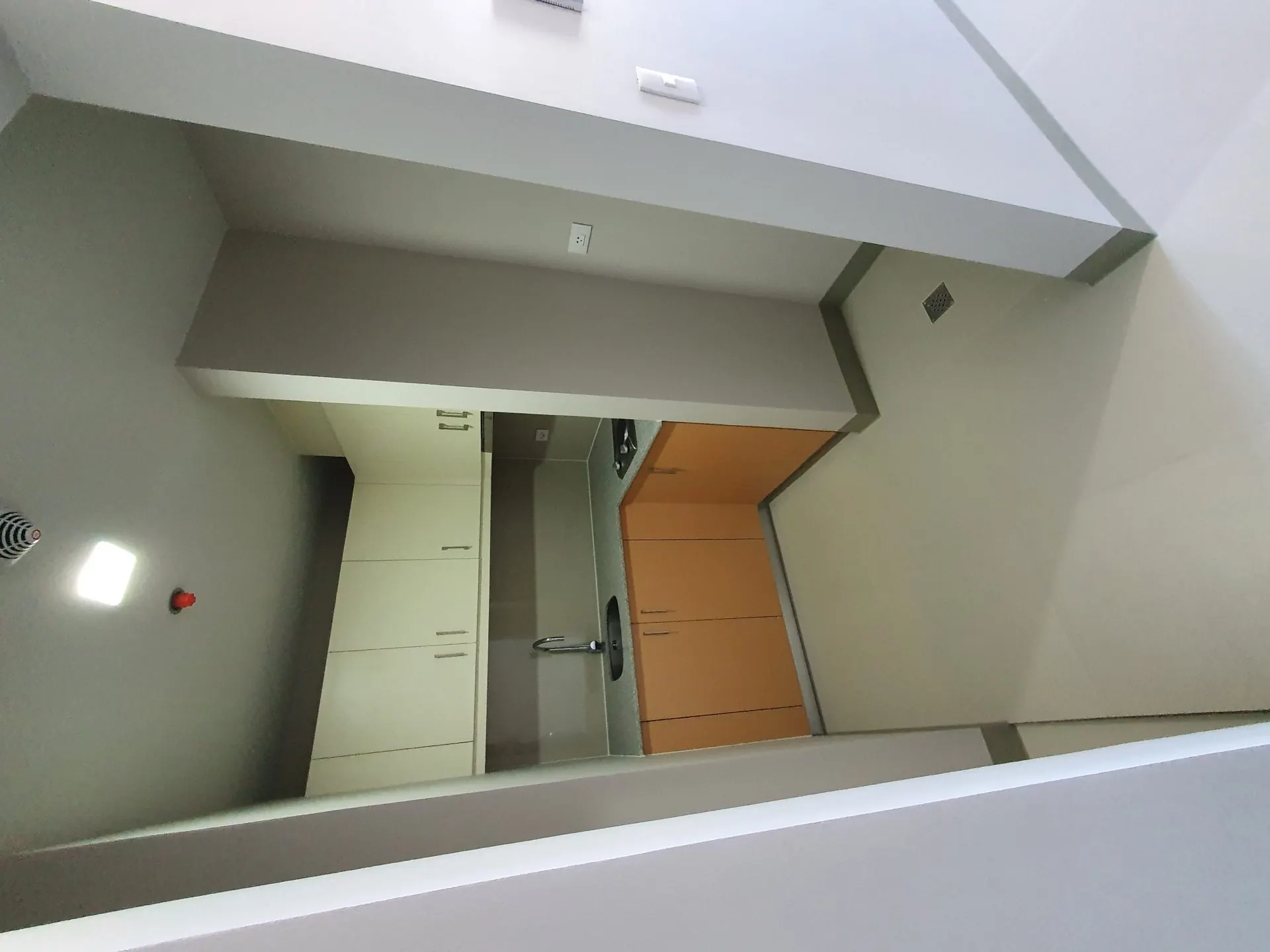 Uptown Parksuites Tower 2 Type U unit — bare kitchen area
